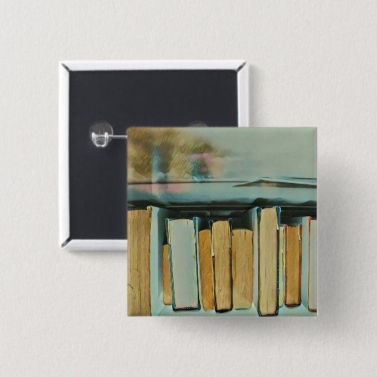 Geschenke für Buchliebhaber Button (Vorne & Hinten)