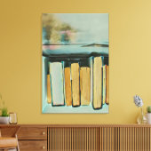 Geschenke für Buchliebhaber Leinwanddruck (Insitu (Wohnzimmer))