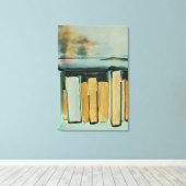 Geschenke für Buchliebhaber Leinwanddruck (Insitu (Holzboden))