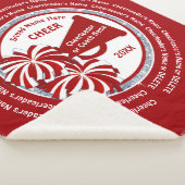 Geschenke für Cheerleader oder Cheer Coach Geschen Sherpadecke (3/4)