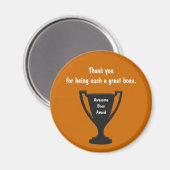 Geschenke für das Boss Magnet (Vorderseite/Rückseite)