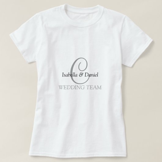 Geschenke für das Hochzeitstich T-Shirt (Design vorne)