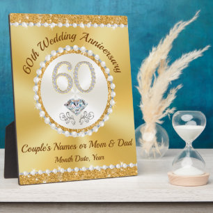 Geschenke für das Paar zum 60. Hochzeitstag, Mama Fotoplatte