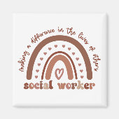 Geschenke für den Abschluss der Sozialarbeiter Magnet (Vorne)