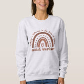 Geschenke für den Abschluss der Sozialarbeiter Sweatshirt (Vorderseite)