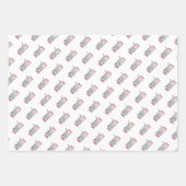 Geschenke für den Abschluss von Sozialarbeitern Geschenkpapier Set (Vorderseite 2)