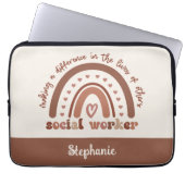 Geschenke für den Abschluss zur Bewertung von Sozi Laptopschutzhülle (Vorderseite)