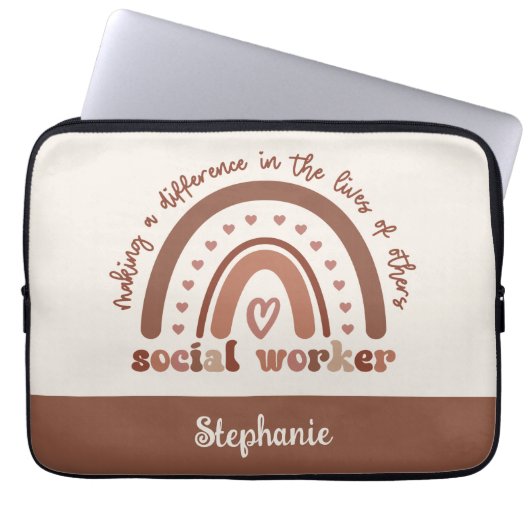 Geschenke für den Abschluss zur Bewertung von Sozi Laptopschutzhülle (Vorderseite)