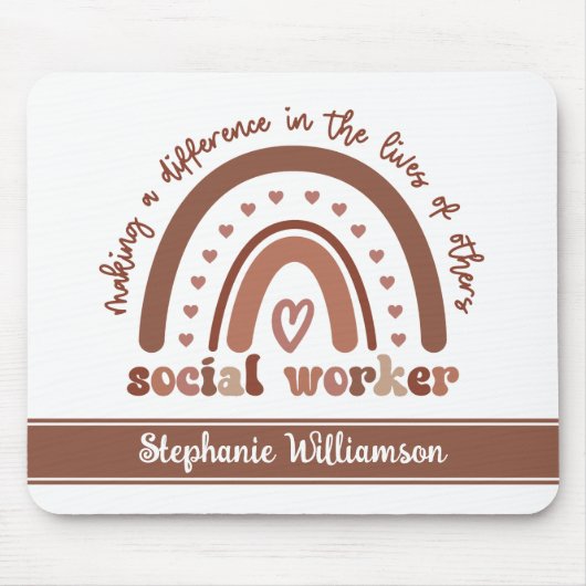 Geschenke für den Abschluss zur Bewertung von Sozi Mousepad (Vorne)