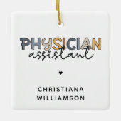 Geschenke für den Assistenten für benutzerdefinier Keramikornament (Vorderseite)