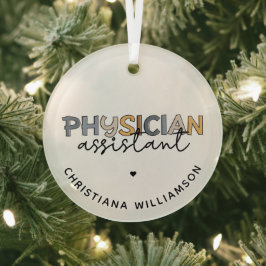 Geschenke für den Assistenten für benutzerdefinier Ornament Aus Glas