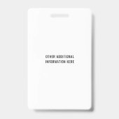 Geschenke für den benutzerdefinierten Patientenbet Ausweis (Rückseite)