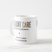 Geschenke für den benutzerdefinierten Patientenbet Kaffeetasse (Vorderseite Links)