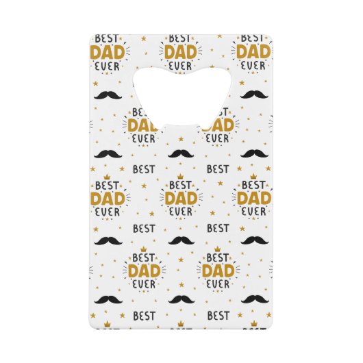 Geschenke für den besten Vater aller Zeiten Geldbeutel Flaschenöffner (Vorderseite)