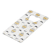 Geschenke für den besten Vater aller Zeiten Geldbeutel Flaschenöffner (Vorderseite Schrägansicht)