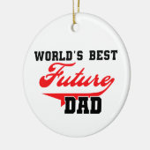 Geschenke für den besten Vater der Welt Keramikornament (Links)