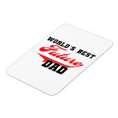 Geschenke für den besten Vater der Welt Magnet (Linke Seite)