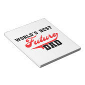 Geschenke für den besten Vater der Welt Notizblock (angewinkelt)