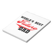 Geschenke für den besten Vater der Welt Notizblock (Rotiert)