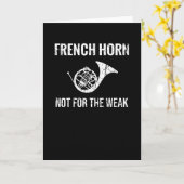 Geschenke für den französischen Horn | Musiker Karte (Gelbe Blume)