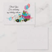 Geschenke für den Geburtstag danke Ihnen Karten (Vorne/Hinten)