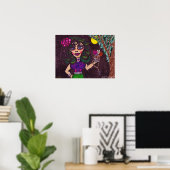 "Geschenke für den Mond" Poster (Heimbüro)