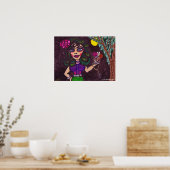 "Geschenke für den Mond" Poster (Küche)