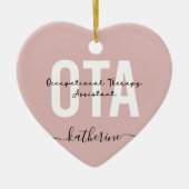 Geschenke für den OTA-Assistenten für Arbeitsthera Keramik Ornament (Vorne)