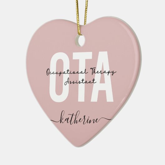 Geschenke für den OTA-Assistenten für Arbeitsthera Keramik Ornament (Links)