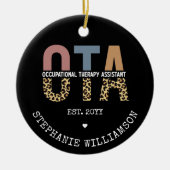 Geschenke für den OTA-Assistenten für Arbeitsthera Keramik Ornament (Vorne)