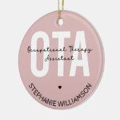 Geschenke für den OTA-Assistenten für Arbeitsthera Keramik Ornament (Links)