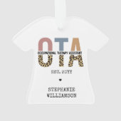 Geschenke für den OTA-Assistenten für Arbeitsthera Ornament (Rückseite)