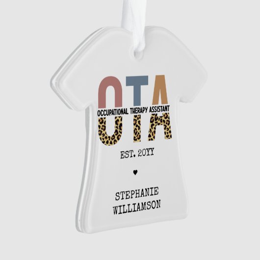 Geschenke für den OTA-Assistenten für Arbeitsthera Ornament (Vorderseite)