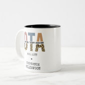 Geschenke für den OTA-Assistenten für Arbeitsthera Zweifarbige Tasse (Vorderseite Links)