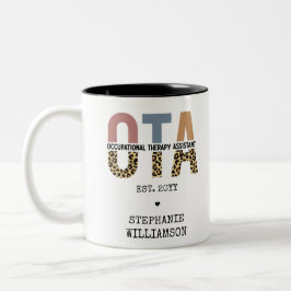 Geschenke für den OTA-Assistenten für Arbeitsthera Zweifarbige Tasse