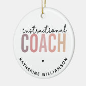 Geschenke für den Trainer nach Maß Keramik Ornament (Links)