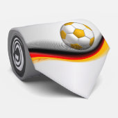 Geschenke für deutsche Fußball-Fußball-Spieler Krawatte (Gerollt)