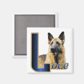 Geschenke für deutsche Hirten Magnet (Vorderseite/Rückseite)