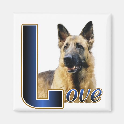 Geschenke für deutsche Hirten Magnet (Vorne)