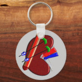 Geschenke für Dialyse und Nierendesign Schlüsselanhänger (Vorderseite)