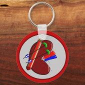 Geschenke für Dialyse und Nierendesign Schlüsselanhänger (Vorderseite)