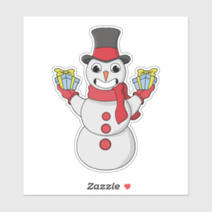Geschenke für dich von Snowman Aufkleber