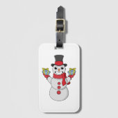 Geschenke für dich von Snowman Gepäckanhänger (Vorderseite Vertikal)