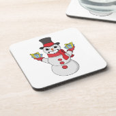 Geschenke für dich von Snowman Getränkeuntersetzer (Linke Seite)