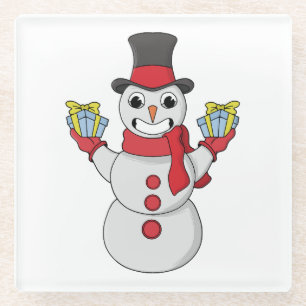 Geschenke für dich von Snowman Glasuntersetzer