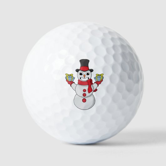 Geschenke für dich von Snowman Golfball (Vorderseite)