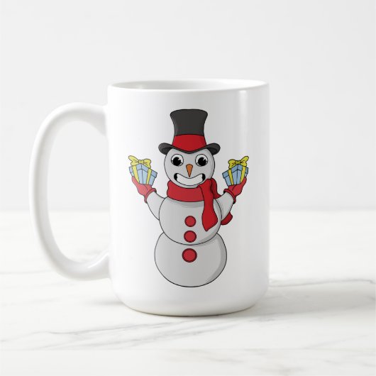 Geschenke für dich von Snowman Kaffeetasse (Links)