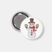 Geschenke für dich von Snowman Magnet (Vorderseite/Rückseite)