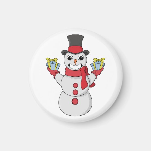 Geschenke für dich von Snowman Magnet (Vorne)