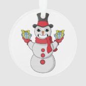 Geschenke für dich von Snowman Ornament (Rückseite)